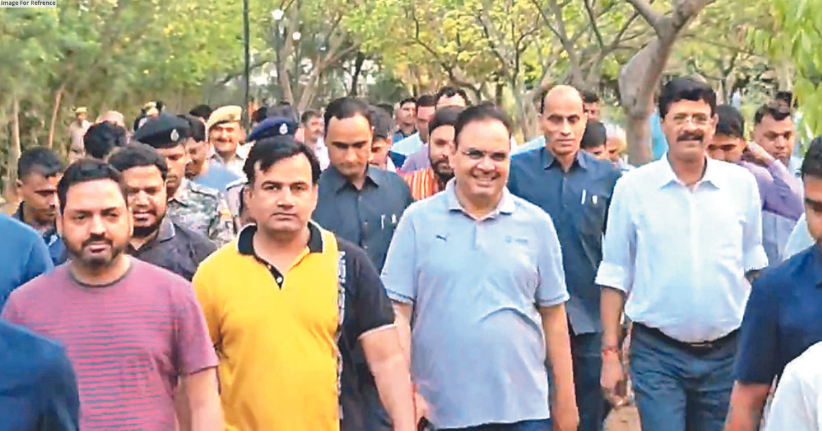CM joins citizens for morning stroll